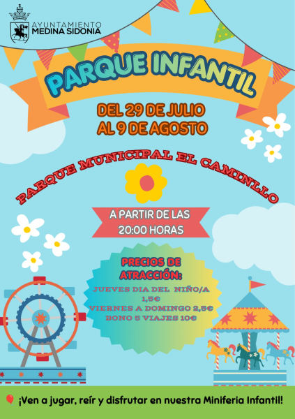 parque infantil hasta domingo 9